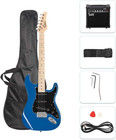 GLARRY Full Size Electric Guitar for Music Lover Beginner with 20W Amp and Acces