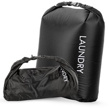 Travel Laundry Bag, Vacuum Compression Dirty Clothes Travel Bag Waterproof We...