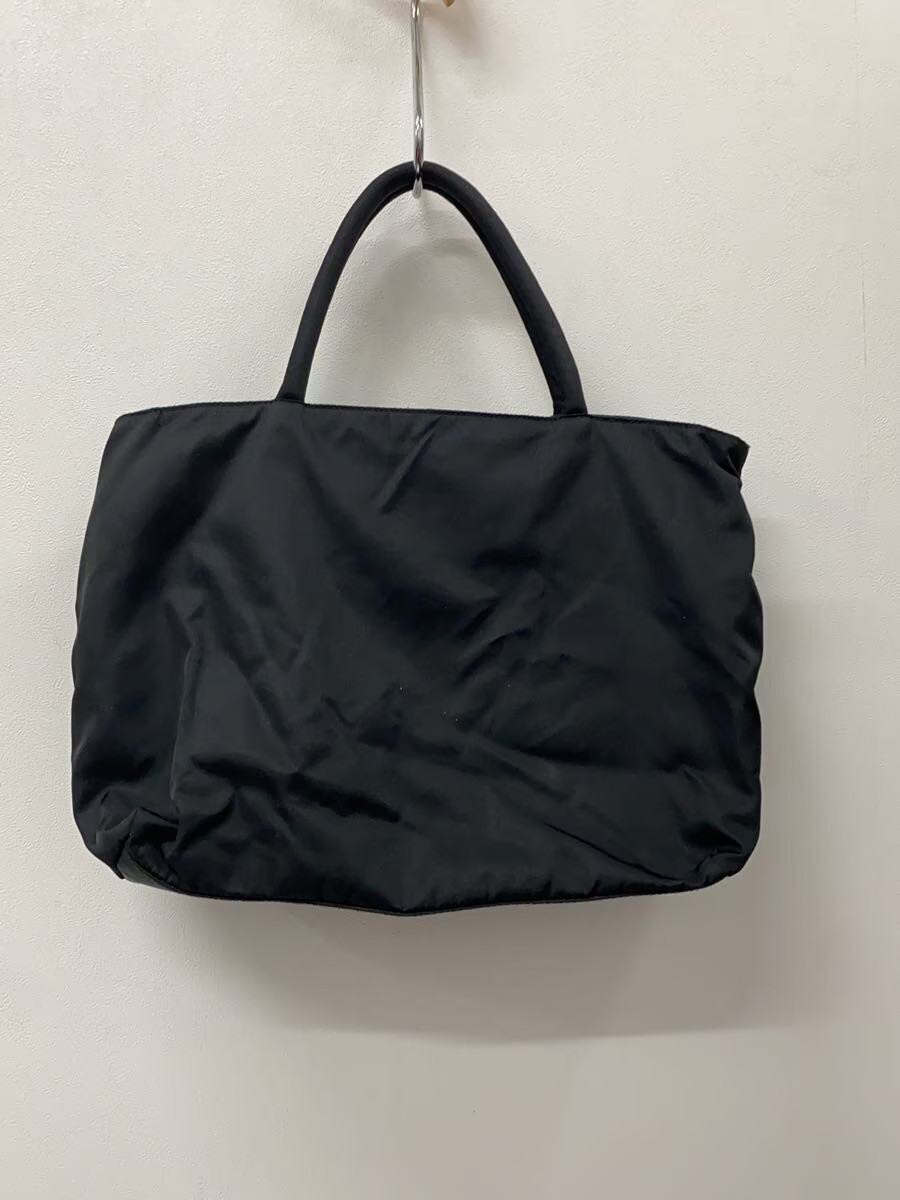 PRADA Tote Bag Nylon Black Plain thumbnail 2