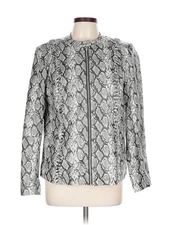 H By Halston Women Silver Jacket 12