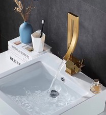Household Sink Single Handle One Hole Faucet, Hot And Cold Mixer Tap, Brass
