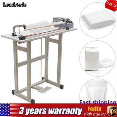 22.83'' Foot Pedal Impulse Sealer heat sealing machine,Plastic Bag sealer AC110V