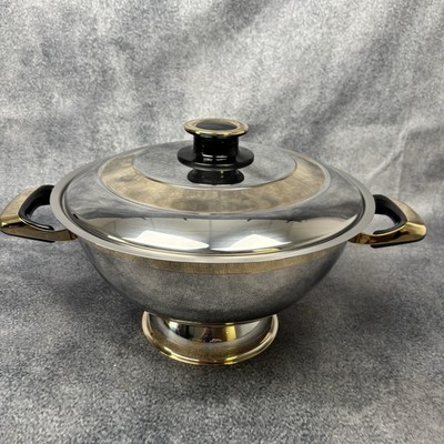 Cameo Royale 24K vergoldet Servierschale groß 28 cm 18/10 Edelstahl