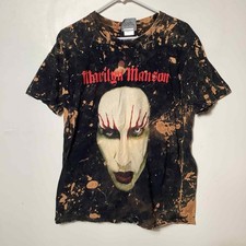 Reclaimed Vintage Men  s Marilyn Manson 100 Cotton T-Shirt Made In UK Size M