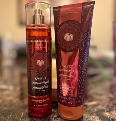 Bath & Body Works Sweet Cinnamon Pumpkin Fine Fragrance Mist 8 fl oz/236 mL