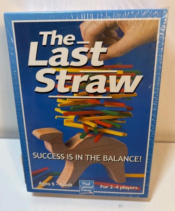 The Last Straw Family Game Ages 5+ NEW & SEALED Paul Lamond