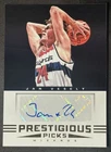 2012-13 Prestige Prestigious Picks Signatures Auto Jan Vesely RC Rookie #5