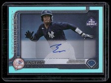2025 Topps Pro Debut #PD-20 Engelth Urena Base Autographs Aqua Foil #/75