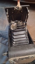 Vintage 1920s Kodak No.1 Folding Pocket Bellows Camera Ball Bearing Shutter T B