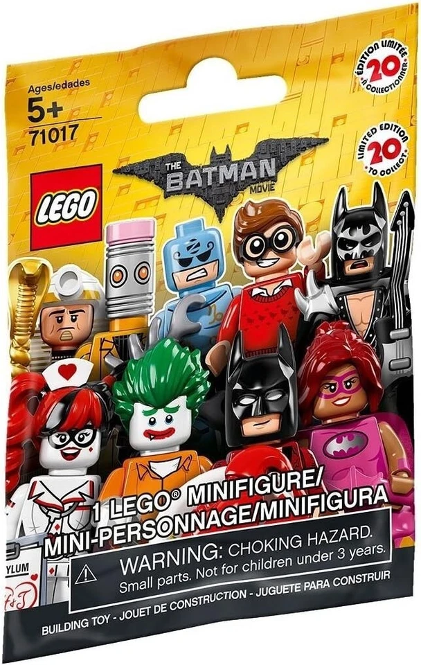 LEGO THE BATMAN MOVIE Minifigures Series 1 71017 - Complete Set of 20 (SEALED) - Image 2 of 4