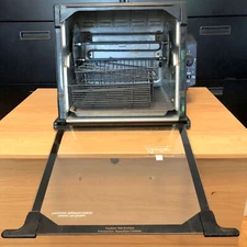 WORKS GREAT! Ronco Showtime Rotisserie BBQ 4000 Black Many Accessories FAST SHIP