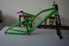 Hot Chili mtb frame with Girvin suspension fork mountain bicycle for refurbish