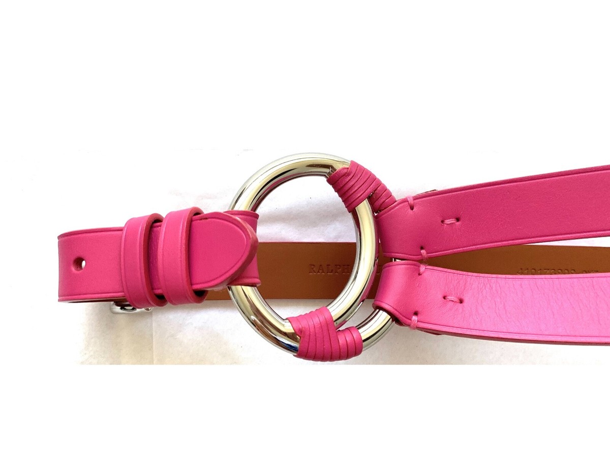 Ralph Lauren Pink Belt Size XS | eBay