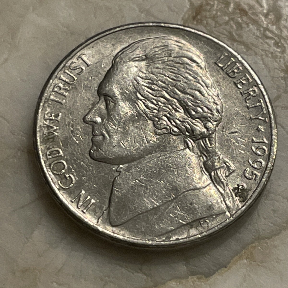 1995 P Jefferson Nickel Five (5) Cent Actual Coin TK2141* | eBay