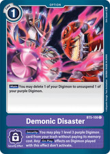 BT5-106 Demonic Disaster C Purple Option 2020 TCG BT05 Battle of Omni Booster