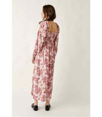 Free People Jaymes Midi Dress Floral Printed Smocked V Neck Long Sleeve L NEW | eBay Free People Jaymes Midi Dress Floral Printed Smocked V Neck Long Sleeve L NEW | eBay
