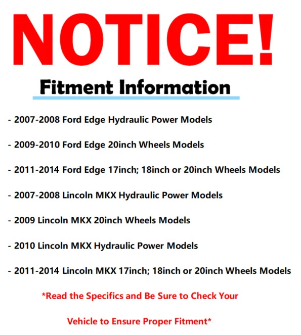 Power Steer Rack and Pinion + Outer Tie Rods for 2007-2014 Ford Edge Lincoln MKX - Image 2 of 4