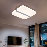 Deckenleuchte Schlafzimmerlampe Deckenlampe Quadratisch Led Flurlampe H 6,7 Cm