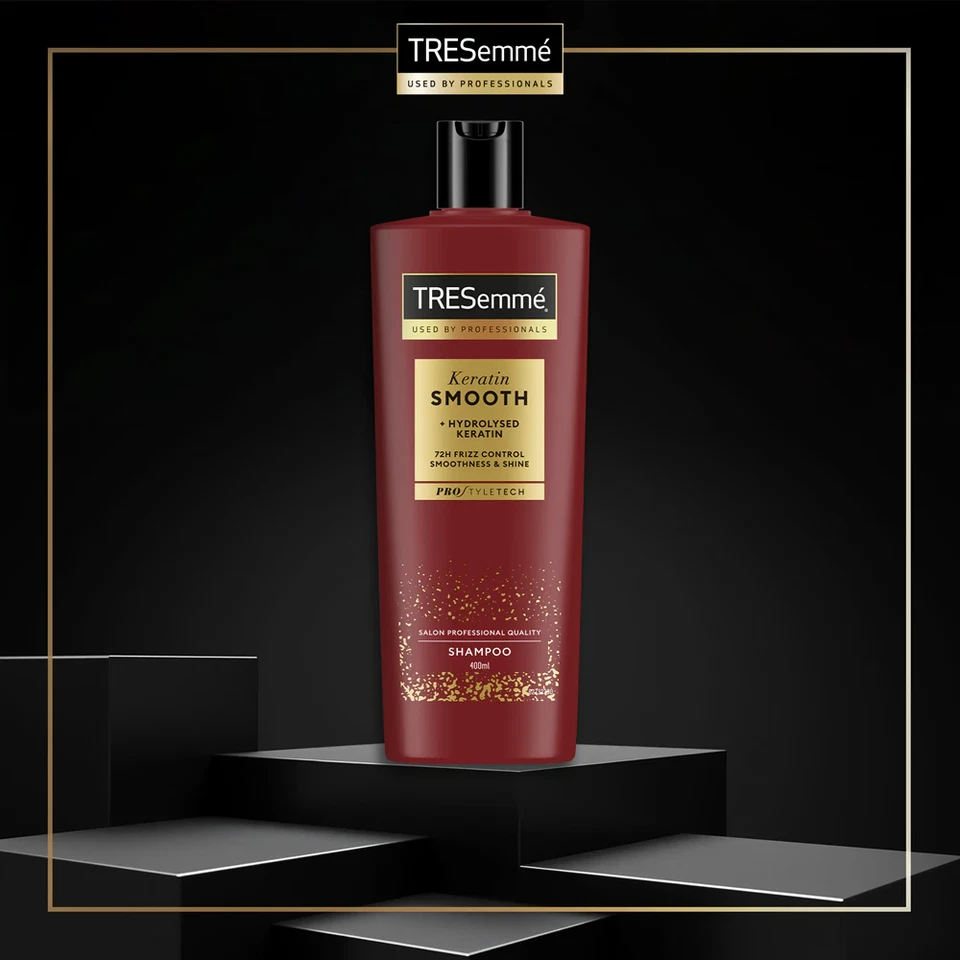 DUO TRESemme Keratin Smooth Shampoo + Conditioner 2x400ml - Image 2 of 4