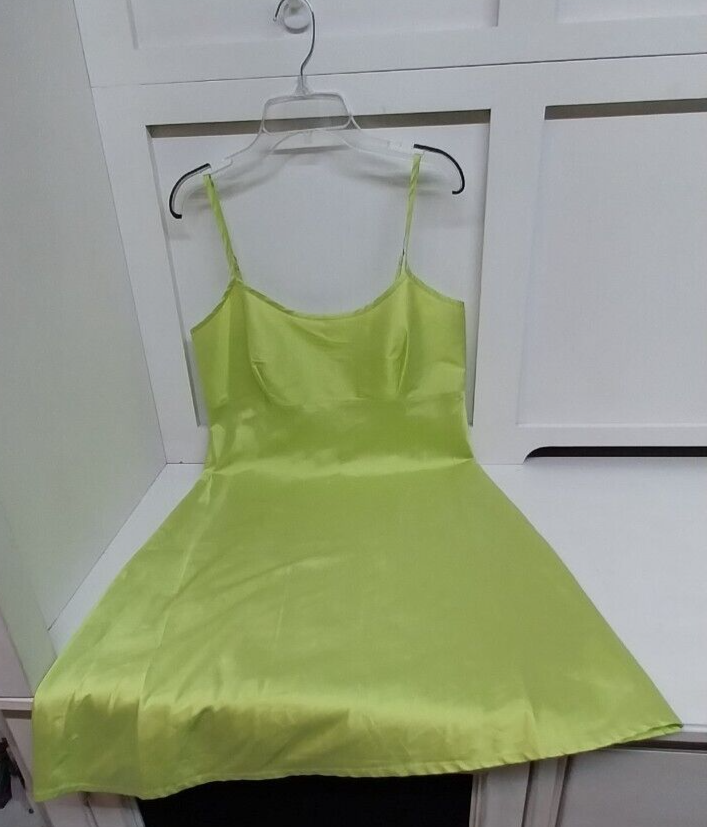 Lime Green Dress By Frances Valentine Size Small | eBay