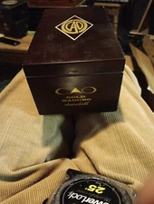 CAO Gold Maduro Churchill Cigar Box
