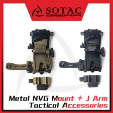 Night Vision NVG Arm Mount Adapter+ PVS14 J Arm Dovetail NVG Helmet Mount SOTAC