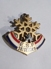 Broche Flocon ESF École De Ski De Fond Français, 1 Étoile , decat Paris 