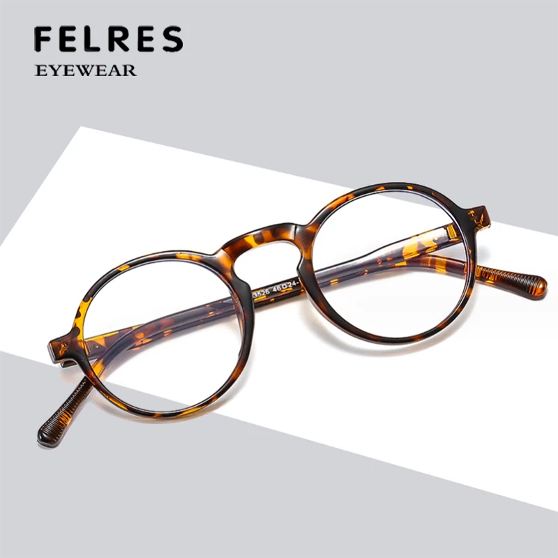 Men Women Round Blue Light Blocking Reading Glasses Clear Lens Classic Glasses