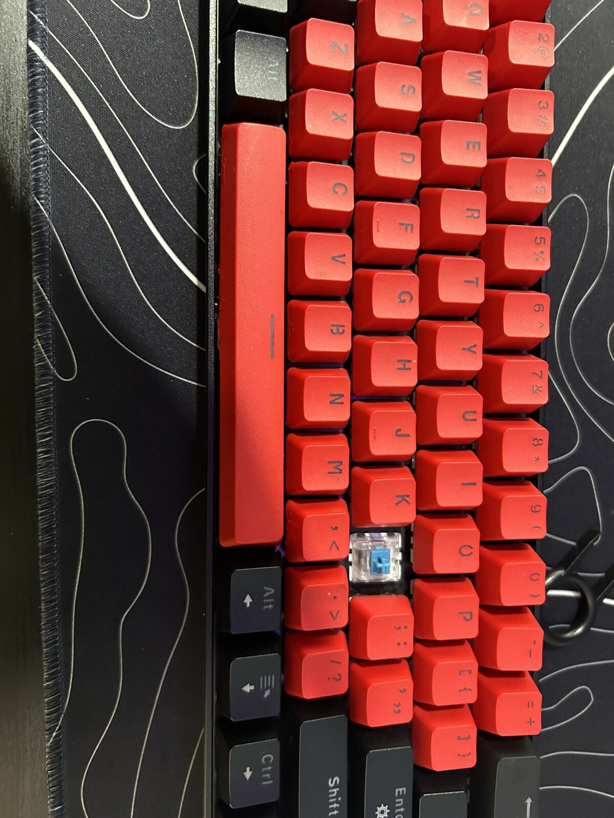 RGB Mechanical Keyboard 60 Percent (Blue Switches) Wireless Bluetooth