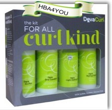 4pc Devacurl SET No Poo Conditioner Gel Cream 3 oz Each TRAVEL SIZE 478 