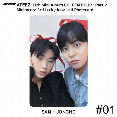 ATEEZ Golden Hour Part.2 MiniRecord Online 3rd Luckydraw ATEEZ Golden Hour Part.2 MiniRecord Online 3rd Luckydraw