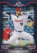 2024 Binghamton Rumble Ponies Tyler Stuart RC Rookie Card Mets Minor League
