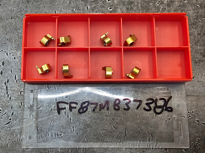 Qty 8 Sandvik MB-09FB100-00-14R 1025 Grade Carbide Face Grooving Inserts