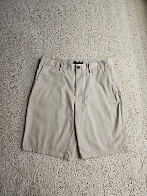 Banana Rebublic Men's Emerson Beige Khaki Shorts Size 32 10 inseam