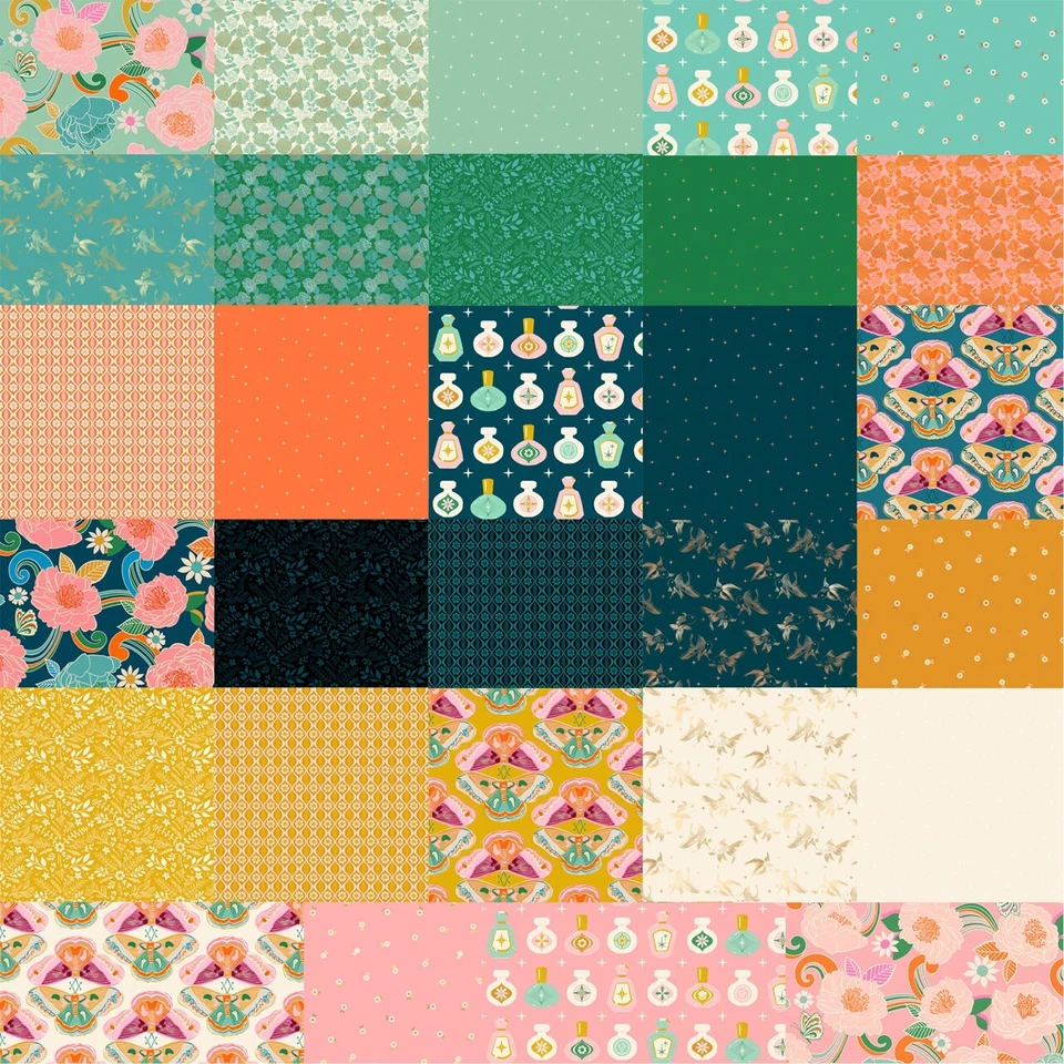 Charm Pack "Curio" Melody Miller Patchwork Stoff Moda 42 Scraps à 12,7cm - Bild 3 von 3