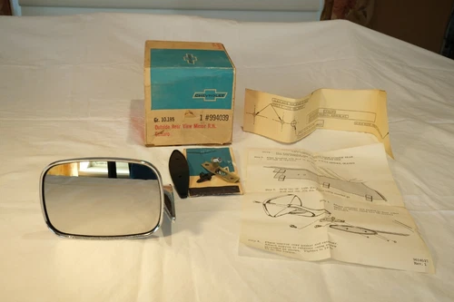  1970-72 Camaro GM NOS Outside Rear View Mirror Right Hand Passenger 994039