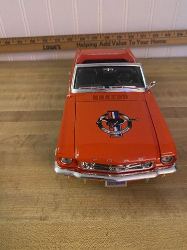 Gebraucht ohne Originalkarton..Mira 1964 1/2 Ford Red Mustang.Maßstab 1/18 - Bild 12 von 16