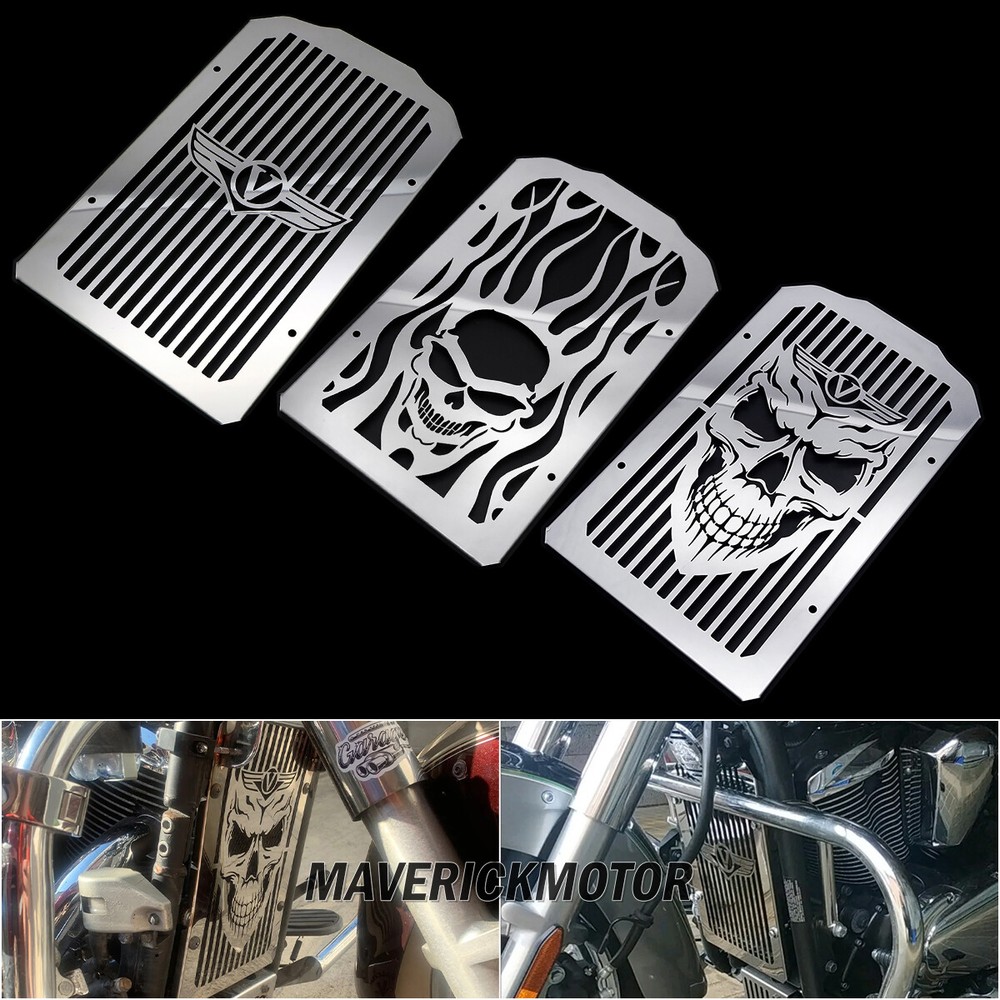 Radiator Cover For Kawasaki Vulcan VN 900 Classic/LT 2006-19 VN900 Custom 07-19