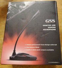 Professional G55 USB Gaming Microphone Mic Audio for Computer Desktop