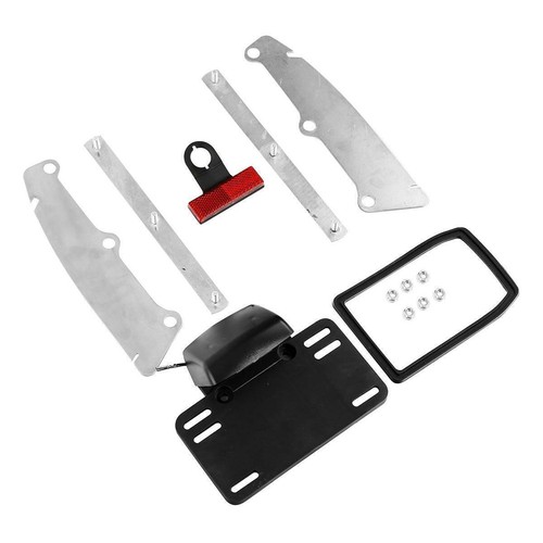 Rear Fender Fascia Set W/ LED Light Fit For Harley Touring Road King Glide 09-13 - Picture 10 of 14