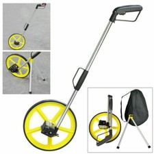 Foldable Distance Measuring Wheel Surveyors Builders Road Land with Stand NEW