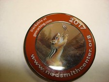 NEW LIMITED 2017 NED SMITH INQUISITIVE Chipmunk geocoin SOLD OUT   