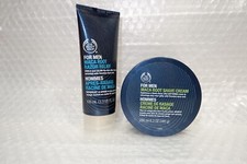 The Body Shop Maca Root Aloe Softening Shaving Cream Post-Shave Razor Relief