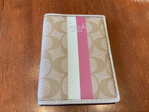 Wallet In Signature Pink with Logo Coach CW786 | eBay