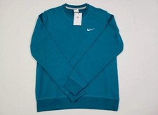 Nike Mens Sports wear Club French Terry Crew -Sweatshirt Pine Green Size XXL