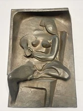 Ted Egri Bronze Sculpture Women Woman Cubism Abstract Modernism Taos Listed Rare