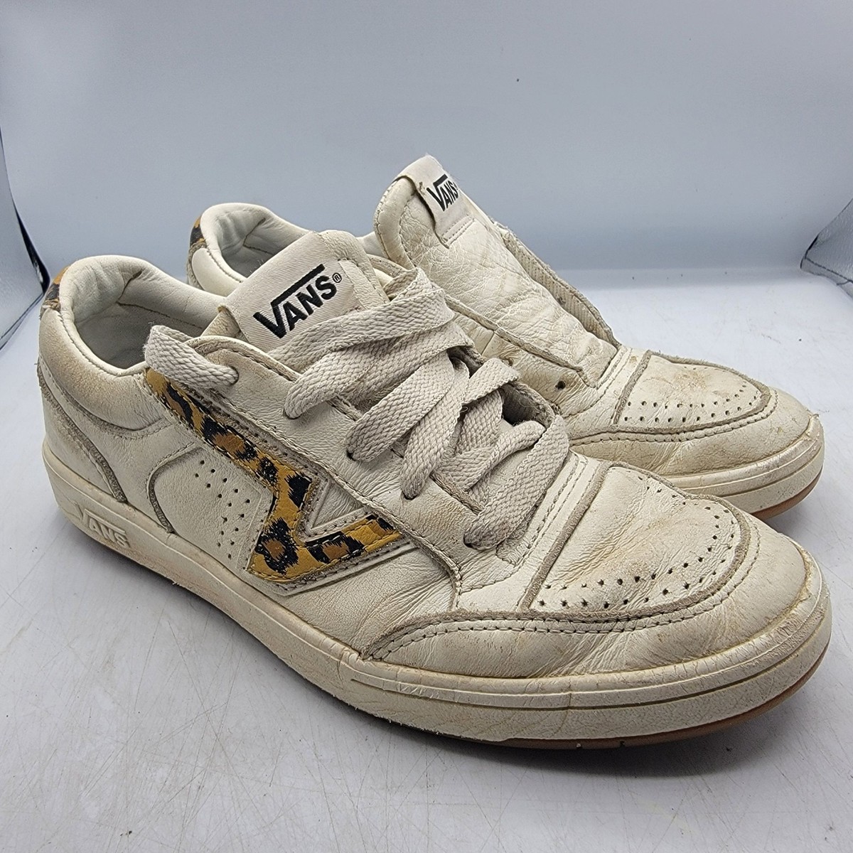 Vans Lowland CC Big Cat Marshmallow Leopard Classic Womens