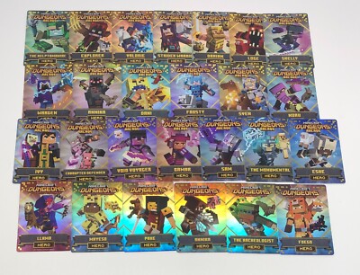 Minecraft Dungeons Arcade Cards Series 4 COMPLETE SET (#1 - #143