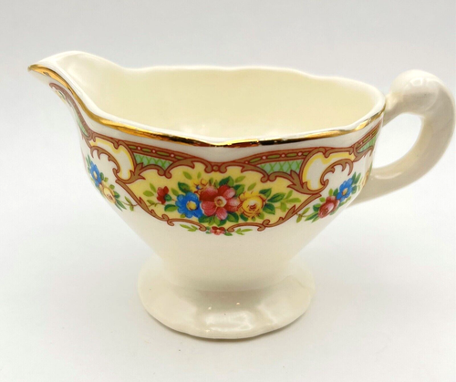 "Antiguo tazón de crema y azúcar con montaje en tapa cerámica Clemens ""Mildred" - Imagen 4 de 9