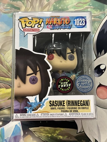 Funko Pop Naruto Sasuke (Rinnegan) #1023 Funko SE GITD Chase In Protector